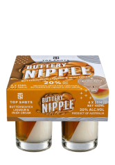 TOP SHOTS NIPPLE BUTTERSCOTCH 4 X 2.5CL