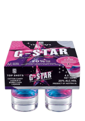 TOP SHOTS G STAR FAIRY FLOSS 4 X 2.5CL